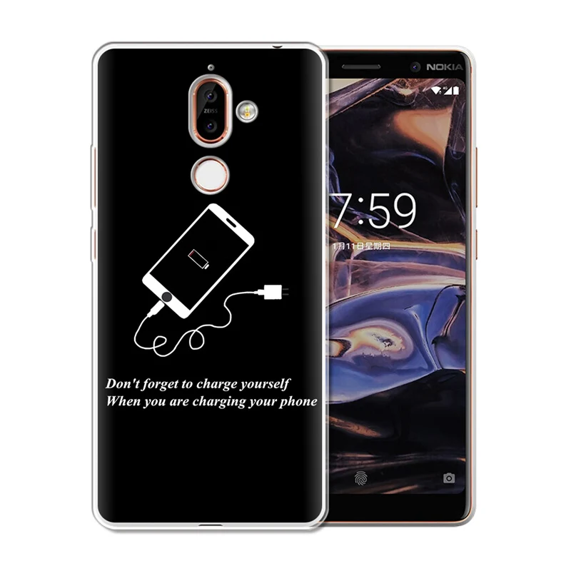 For Nokia 1 3 5 6 2 Plus 2.1 3.1 5.1 6.1 2018 7.1 Phone Case Back cover coque cartoon Joker venom pattern cute Soft Silicone |