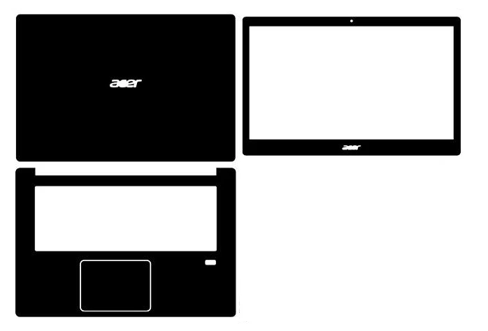 Ноутбук углеродного волокна виниловая кожа Наклейка Обложка для acer Swift 3 SF314-52 14"