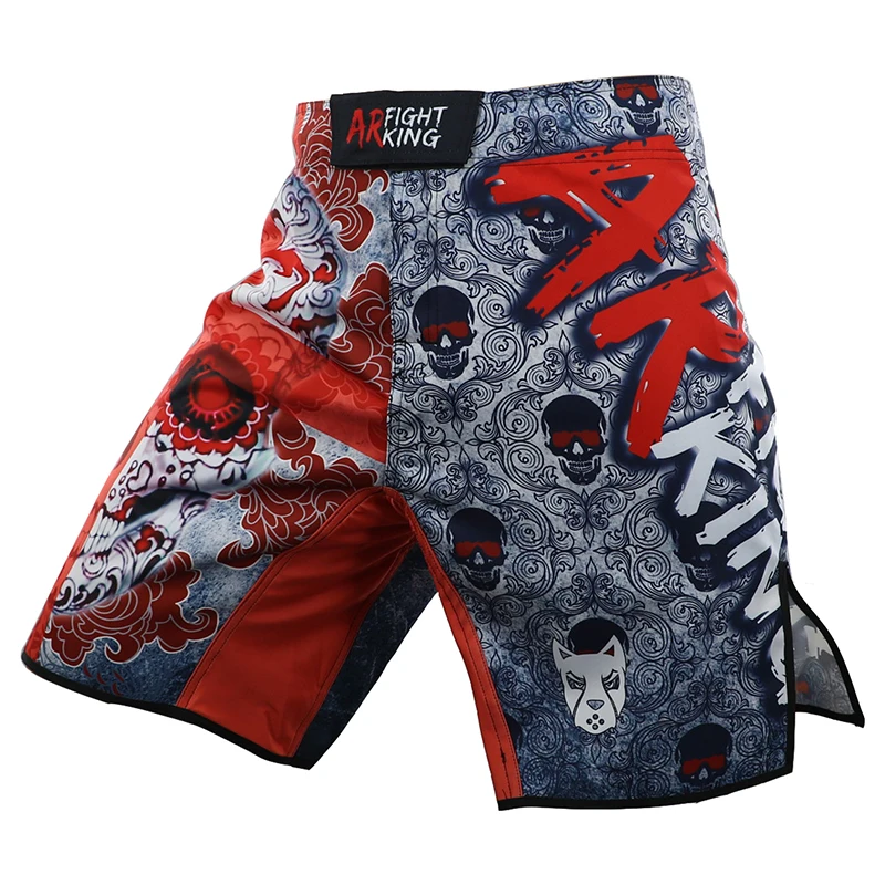 2019 спортивные боксерские тренировочные шорты с черепом Ropa MMA для бокса дешевые
