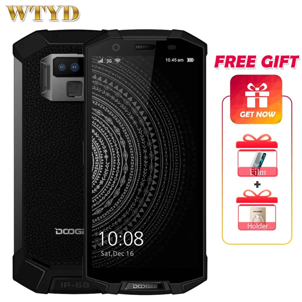 DOOGEE S70 lite IP68 водонепроницаемый ударопрочный мобильный телефон Android 8 1 Octa Core 4 Гб + 64
