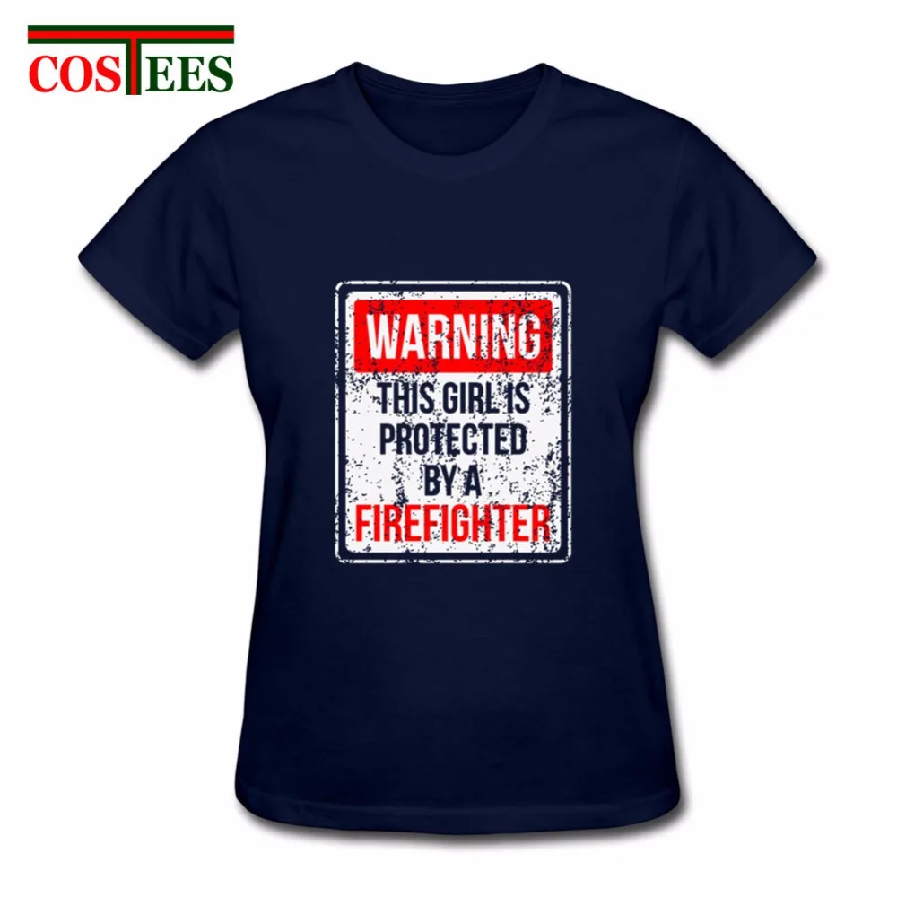 Эта девушка защищена пожарным смешные футболки для женщин camiseta de футболка Verano 2018