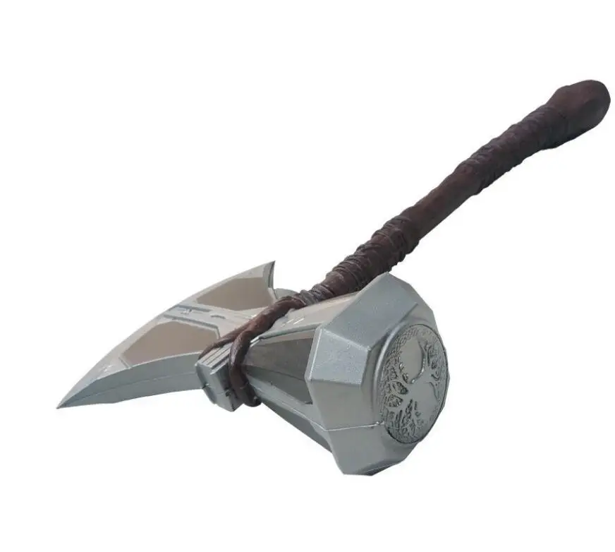 73cm Cosplay 1: 1 Thor Hammer Ax Ax Hammer Thor Thunder Stormbreaker Figure Model Role Playing PU Toy