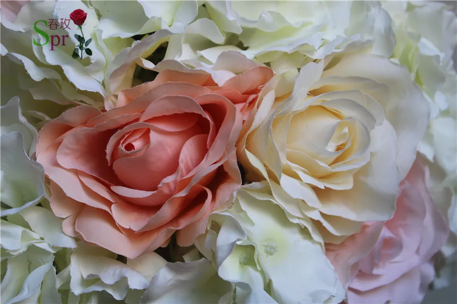 

SPR Free shipping! wedding road lead artificial flower ball table flowers centerpiece flower balls decoration