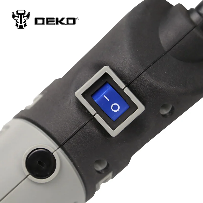 DEKO GJ201 220 В 170 Вт ЖК-дисплей переменной Скорость роторный инструмент Dremel Стиль