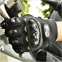 pro biker motorcycle gloves outdoor sports full finger knight riding motorbike breathable mesh racing cycling riding gloves