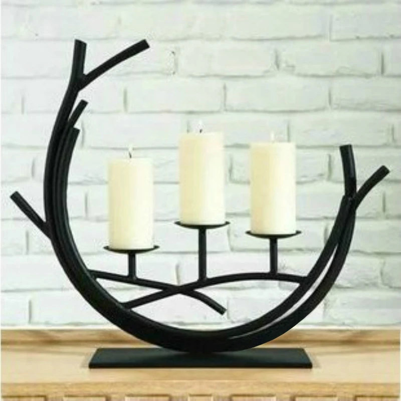 Свадебная подставка для свечей Portavelas Candelabra модное романтическое украшение стол