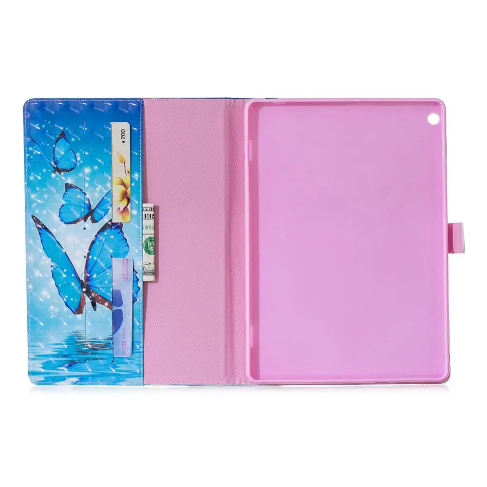 Для huawei MediaPad M3 Lite 10 1 дюймов Чехол BAH W09 AL00 L09 принципиально 3D узор из искусственной