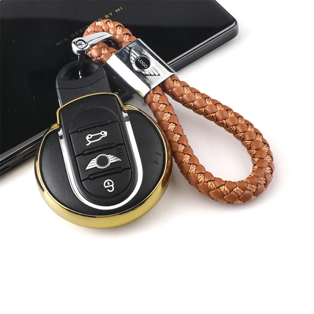 5 цветов, мягкий ТПУ чехол для автомобильных ключей, чехол для Mini Cooper Clubman Countryman F56 F55 F54, брелок для ключей, аксессуары для автомобиля