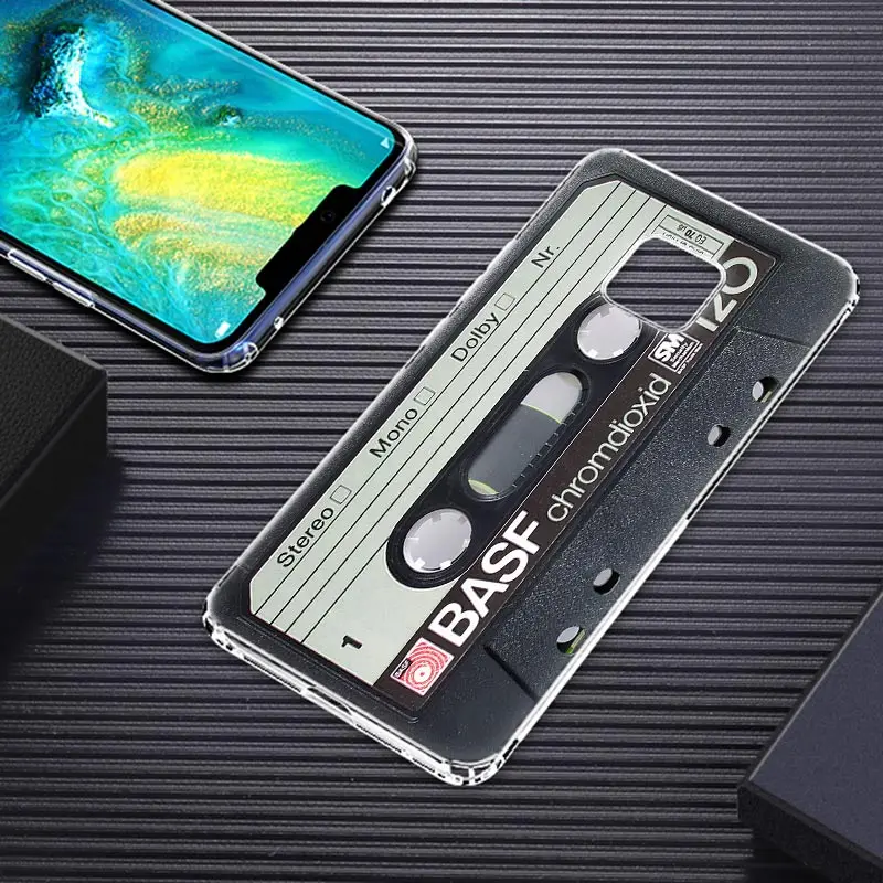 ; классические старую кассету Мягкий силиконовый чехол для телефона для huawei Коврики 10 20 Lite Pro Enjoy 9S Y9 Y7 Y6 Y5 Pro