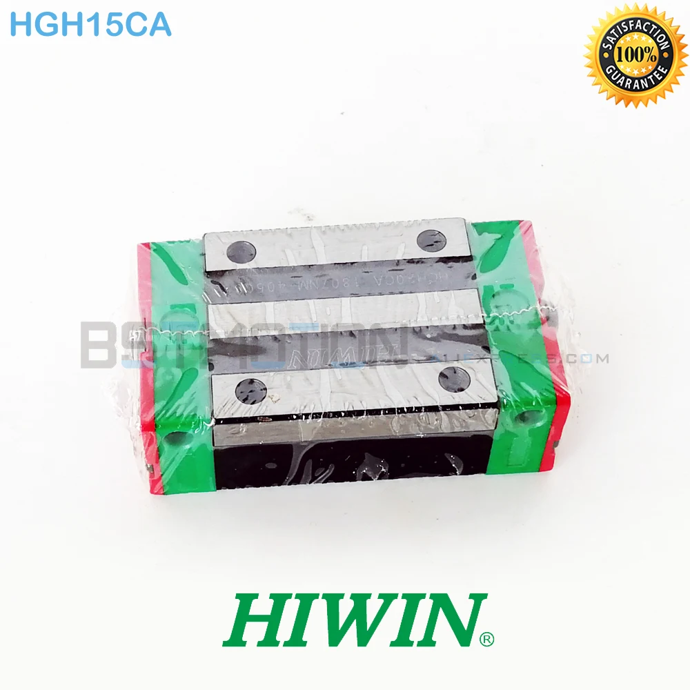 Оригинальная линейная направляющая HIWIN 15 мм HGR15 2x1100 4x HGH15CA скользящая каретка