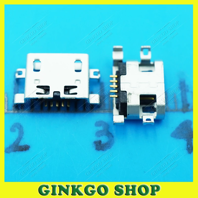 

1000pcs/lot Micro usb Connector 5Pins 4DIP Foot wildly use