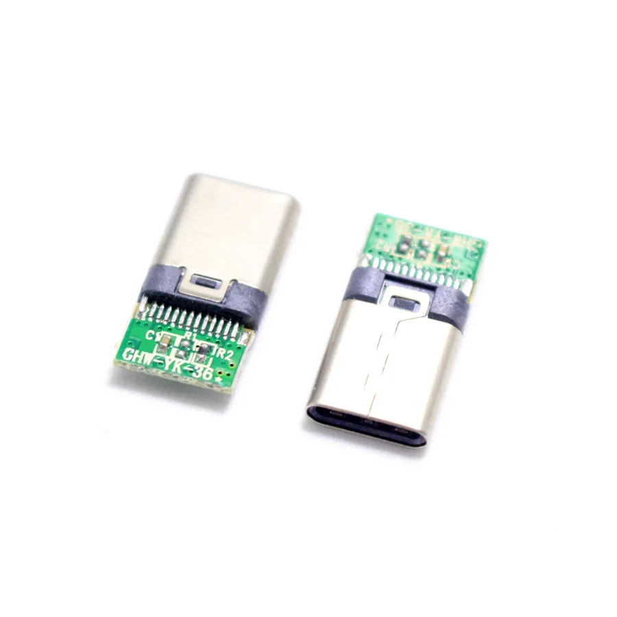 2 шт. &quotсделай сам&quot OTG Φ штекер для сварки разъем USB 3 1 типа C с PCB платой штекерами