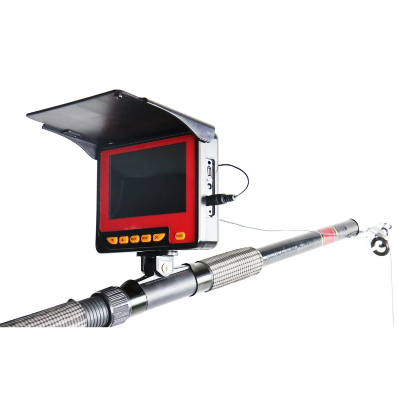 Underwater Ice Video Fishing Camera 4.3 inch LCD Monitor 4 LED Camera 20m Cable Visual Fish Finder images - 6
