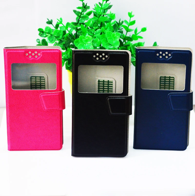Hot Sale Single View Window Universal Flip PU Leather Case Cover For Laaboo W01 Smart Phone In Stock K3-1 |