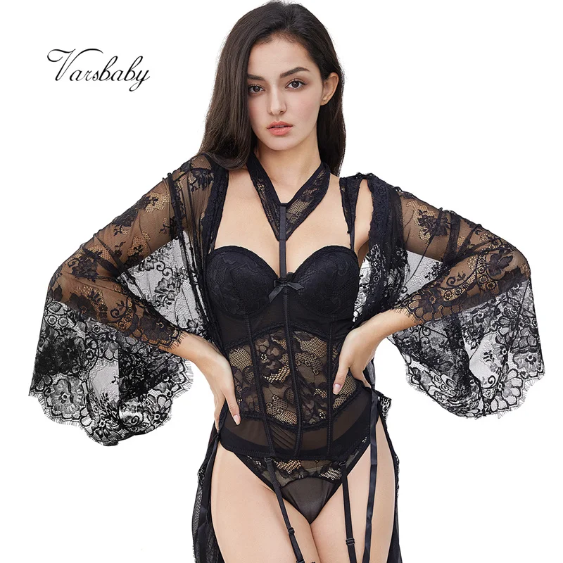 

Varsbaby Europe new sexy push up underwear shape body vest underwire bra and panties