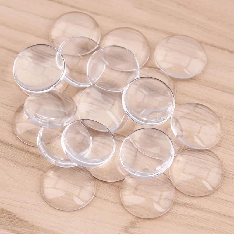 500x 16mm Round Flat Back Clear Glass Cabochon High Quality Lose Money Promotion clear glass cabochons | Украшения и аксессуары