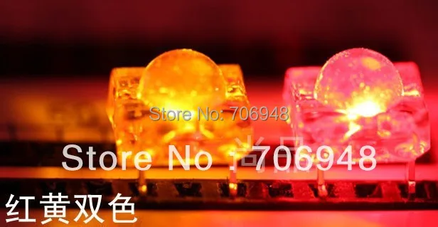 

5mm Red/Yellow Piranha LED water Clear Bicolor piranha LEDS