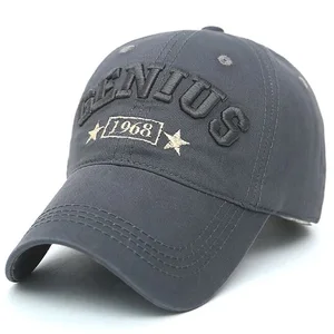 XEONGKVI Корейский стерео с вышитыми буквами 1968 бейсболки; Сезон весна-осень; Мыть мужкая цельнокроенная одежда хлопок шапки для женщин и мужчин, Кепка с козырьком