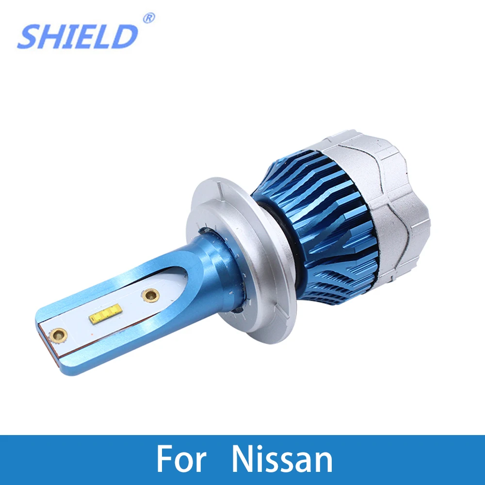 2 шт. комплект Автомобильных СВЕТОДИОДНЫХ Фар H4 H7 LED 9006 9005 H1 H3 12000LM CSP чипы для Nissan