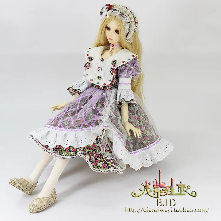 1/4 1/3 масштаб BJD платье+ колье для SD Одежда BJD куклы аксессуары, не включены куклы, обувь, парик и аксессуары 18D1562