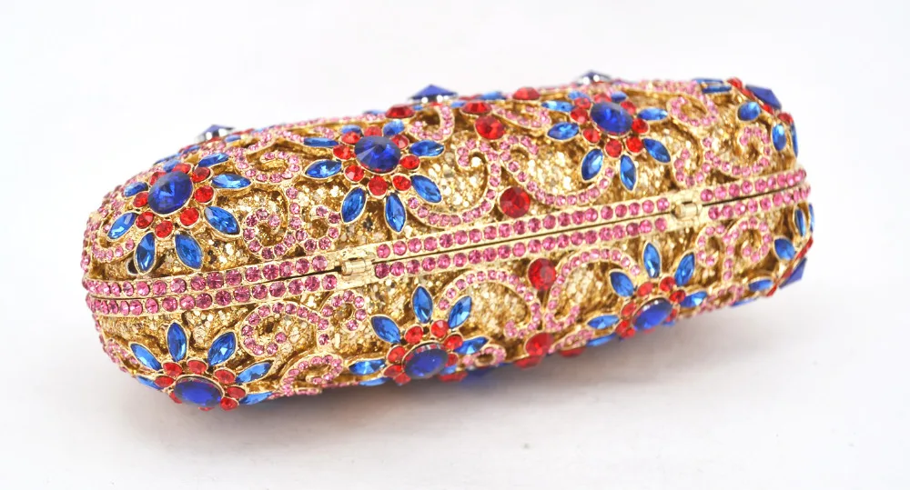 Royal blue Box вечерняя сумочка для отдыха и вечеринок женская кошелек розового цвета с