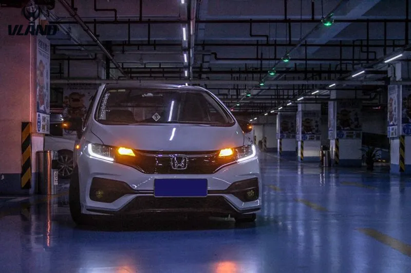 VLAND производитель автомобильных аксессуаров для джаза/Fit RS светодиодный головной светильник-UP Классический головной светильник с светодиодный светильник дальнего и ближнего света s