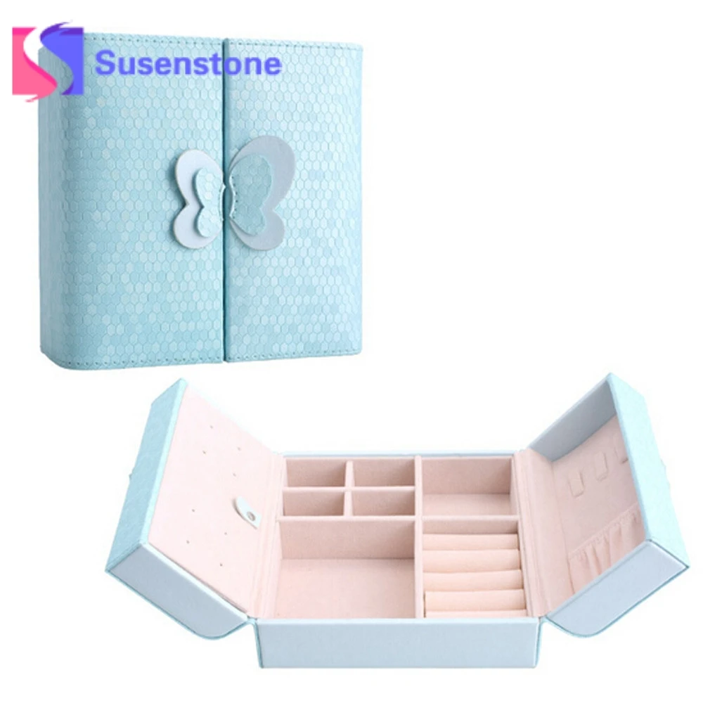 Новинка 2019 креативный ювелирный ящик мини шкатулка из искусственной кожи для