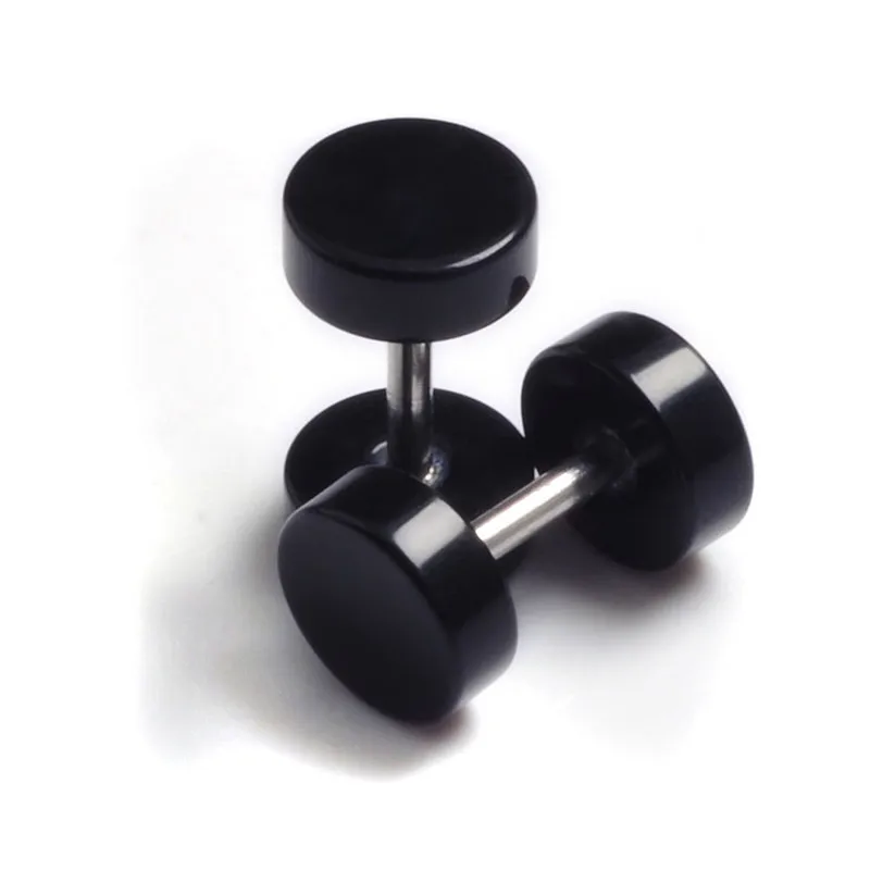 Серьги гвоздики из нержавеющей стали для имитации пирсинга украшения тела