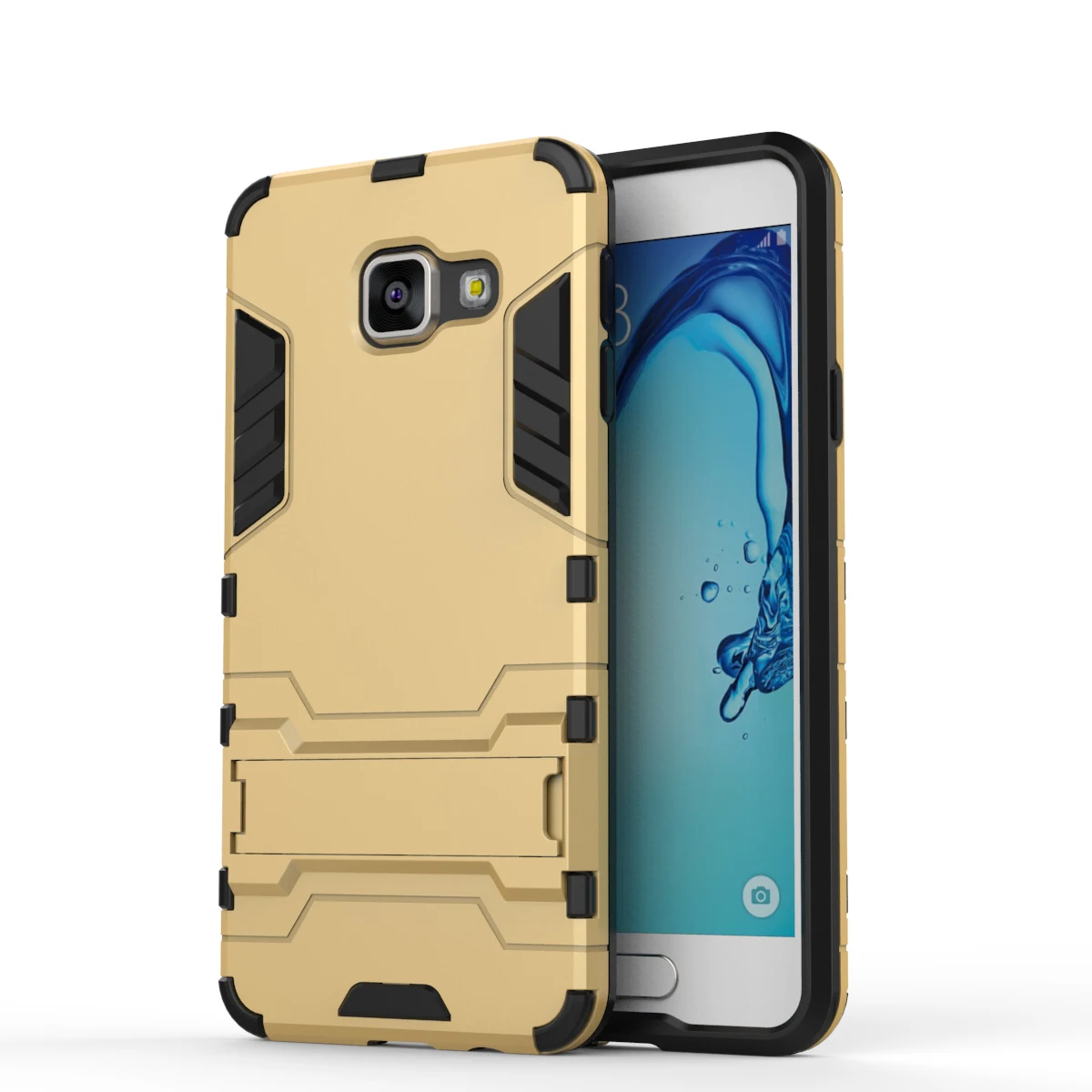 Для samsung Galaxy A3 2016 A310 ProHard Броня задняя крышка двойной Слои классный телефон Shell