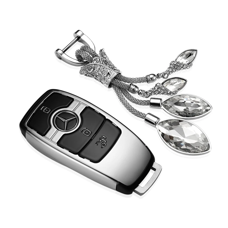 Кожаный чехол бумажник корпус для дистанционного ключа 2008 2016 2017 Mercedes Benz W203 W210 W211