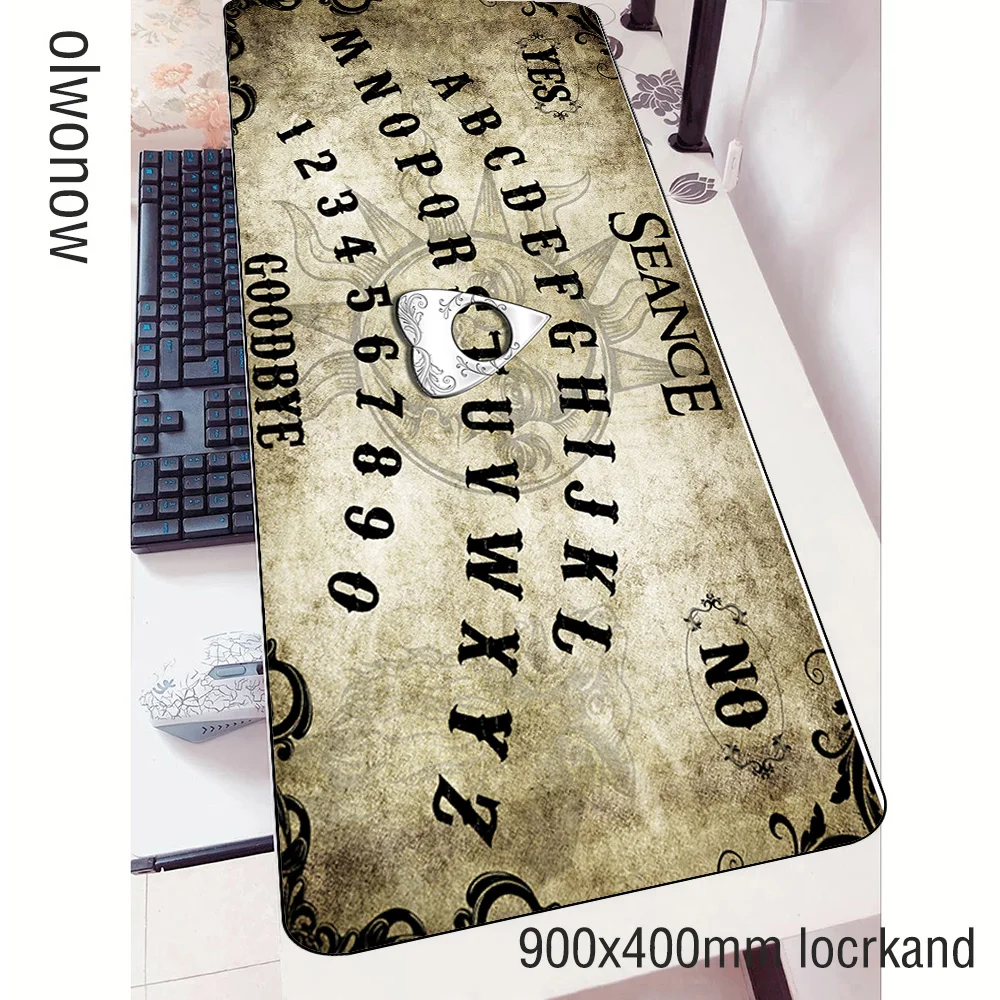 Коврик для мыши ouija 900x400x3 мм игровой коврик 3d большой геймер компьютерный стол xl