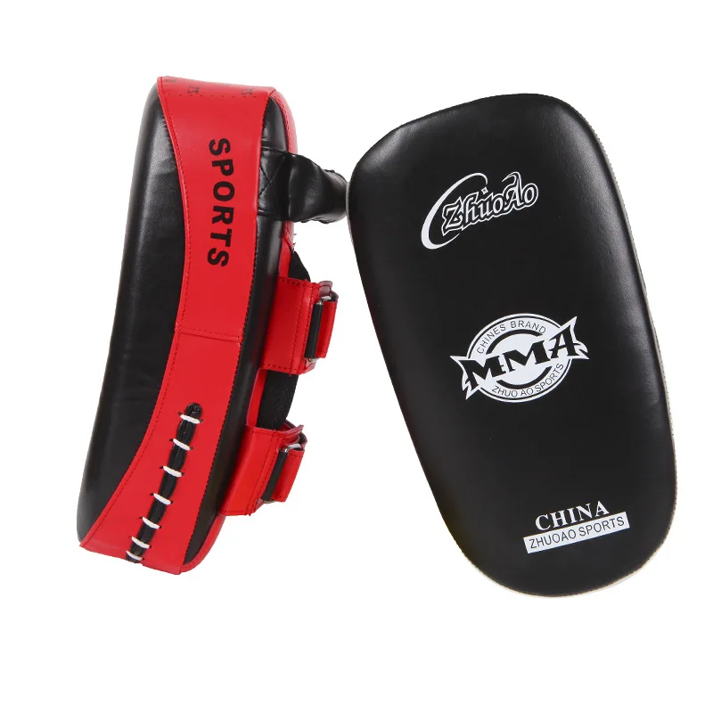 1 шт. черный/красный ММА спарринг бокс Муай Тай колодки кикбоксинг боевые