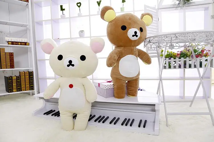 Милый японский плюшевый мишка San x Rilakkuma KORILAKKUMA белый мягкая игрушка в виде