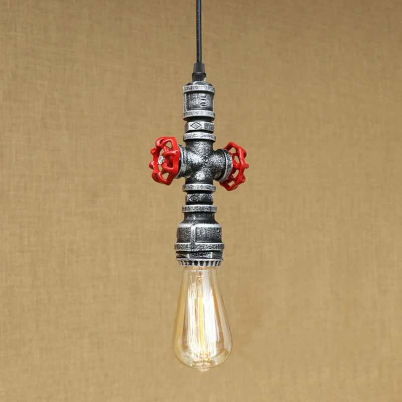 Винтажная Подвесная лампа в стиле индастриал Лофт ретро 4 цвета E27|colorful pendant