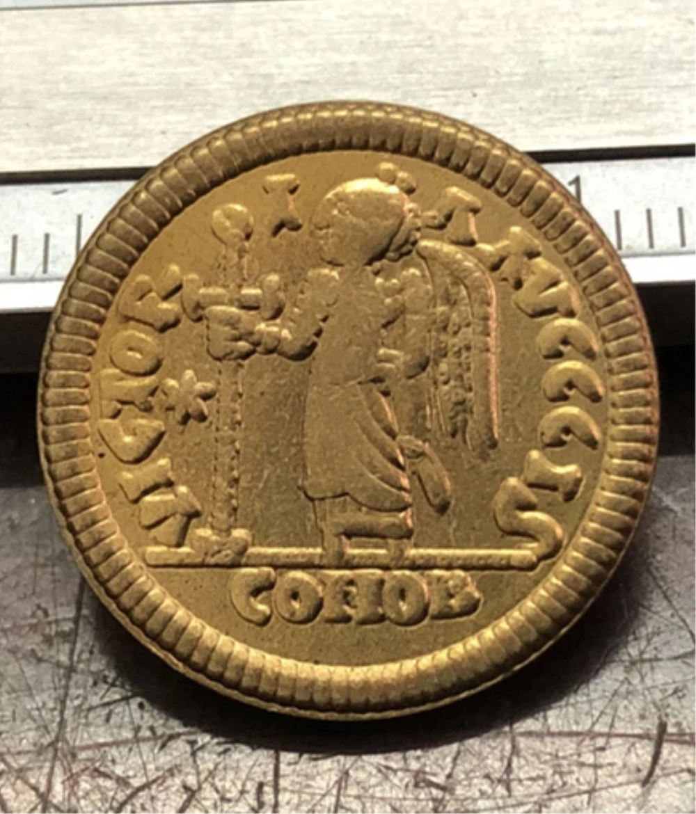 

518-524 Years Burgundian Kingdom 1 Solidus-Sigismund / In the name of Justin I Copy Coin