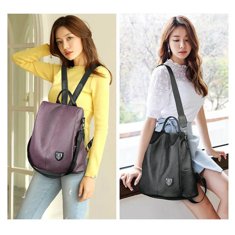 2019 роскошный рюкзак из искусственной кожи винтажный женский спилка женская сумка на плечо школьная для