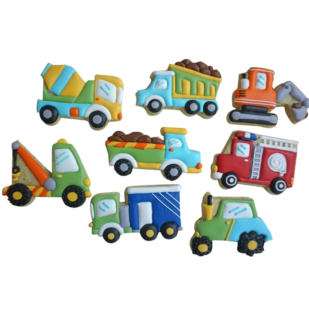 8 шт./компл. инженерная силиконовая форма для торта детское печенье Пластиковая