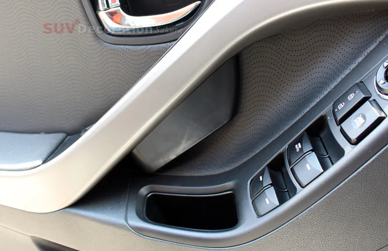 Для hyundai Elantra 2012 2015 пластиковые внутренние передние двери автомобиля Органайзер