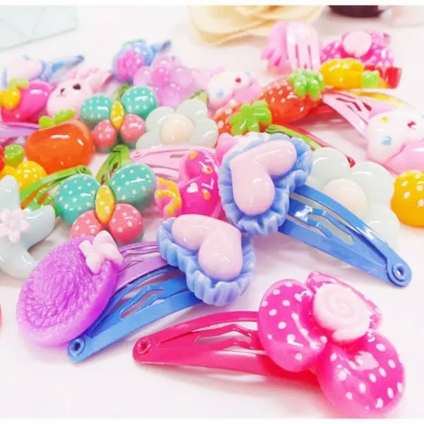 10 шт./лот детские заколки для волос с героями мультфильмов цветами милые девочек