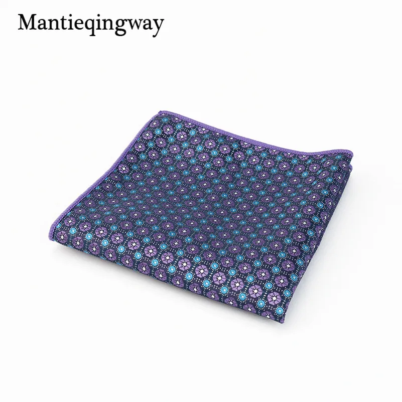 Mantieqingway полосатый платок Стиль цветочные и Пейсли платок для мужской костюм карман свадебные площадь Ханки груди Полотенца - Цвет: 031