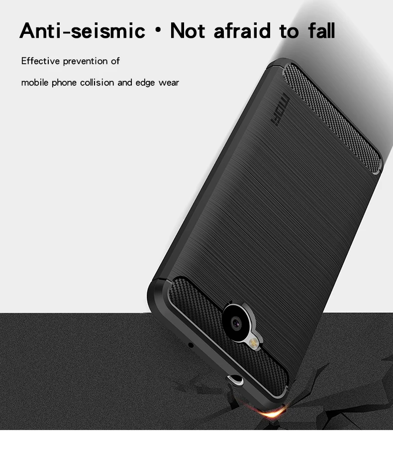 Чехол чехол для Huawei Honor 6A чехол из углеродного волокна MOFi Мягкий ТПУ силиконовый матовый Противоударный задняя крышка для Honor 6A