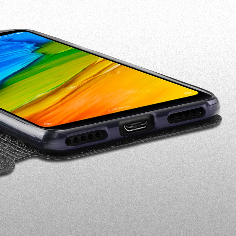 Для Xiaomi Redmi 5 Plus Чехол Для Xiaomi Redmi 5 Чехол Обложка люкс Флип кожаный MOFI xiomi Redmi 5 Plus Чехол case 360 Жесткий капа