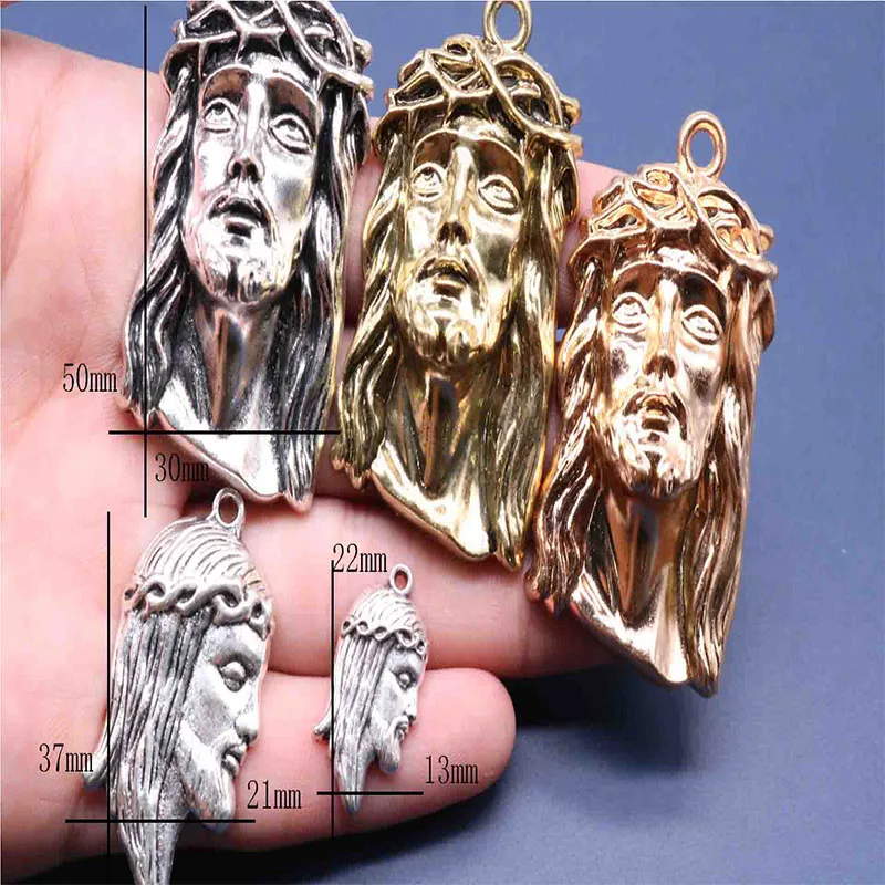 Classic Jesus Medal Statue Men and Women Hip Hop Jewels Ancient Bronze Head Statue. | Украшения и аксессуары