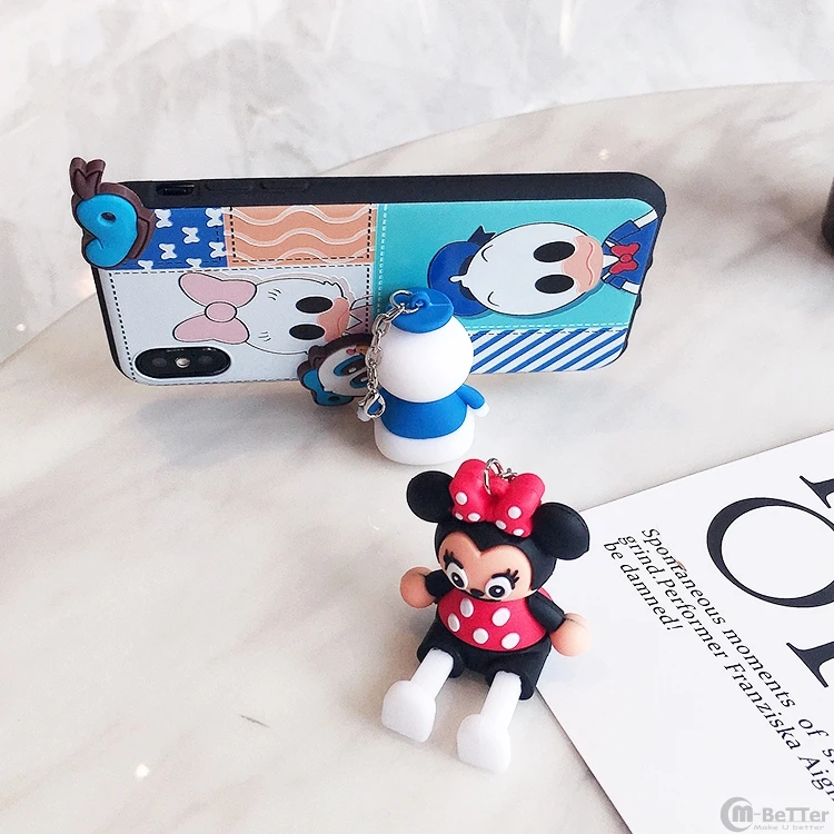 Чехол для телефона samsung S10/plus Galaxy note 8/9 мультяшная утка оболочка S7 edge s8/s9 + Мягкий