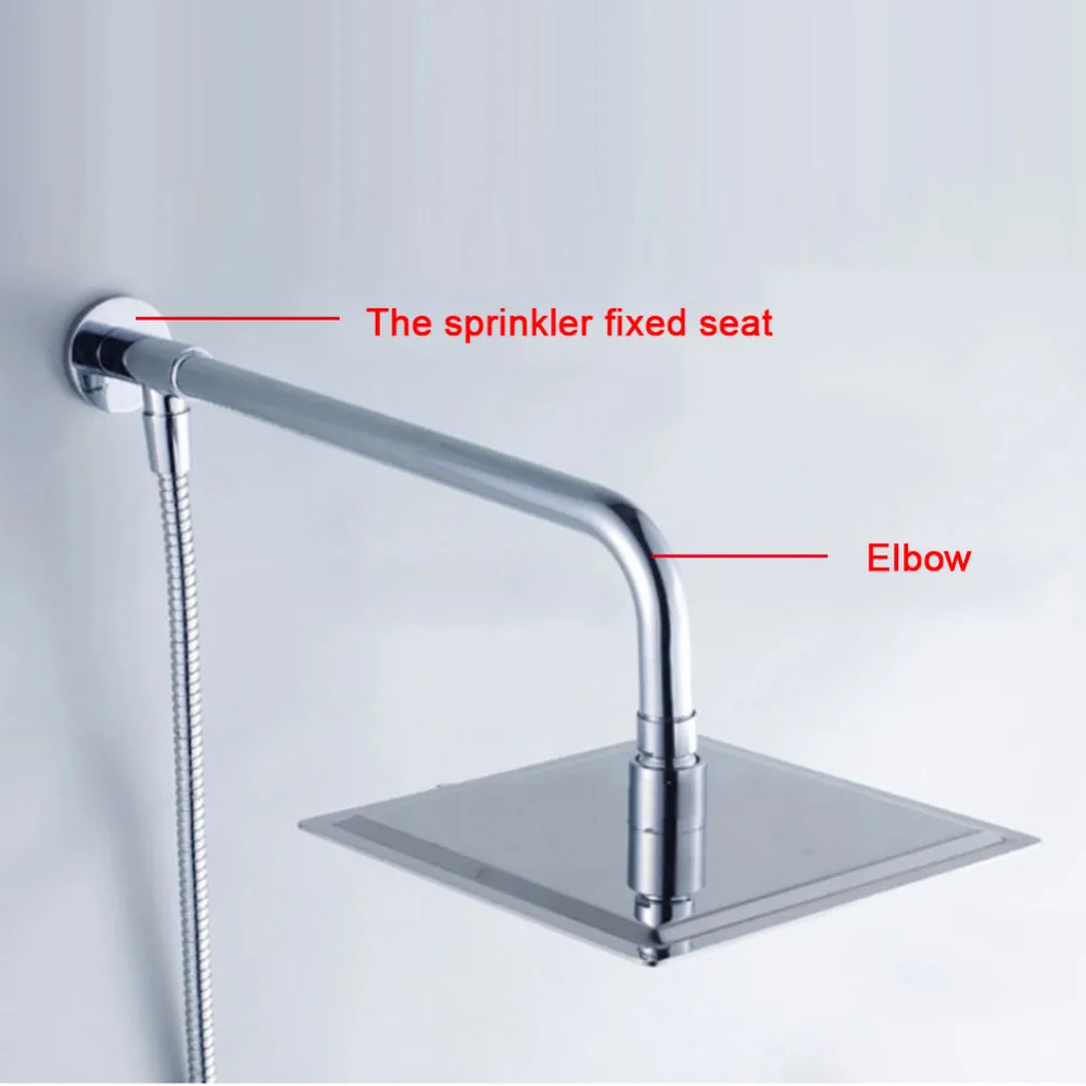 Бесплатная доставка настенное крепление латунь душ руку Ванная комната скрытой