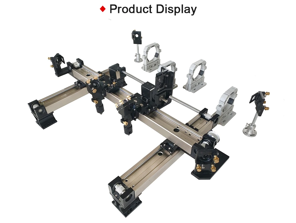 WaveTopSign Mechanical Part Set 1600*1000mm Inner Sliding Rails Kits Spare Part for DIY 1610 CO2 Laser Engraving Cutting Machine