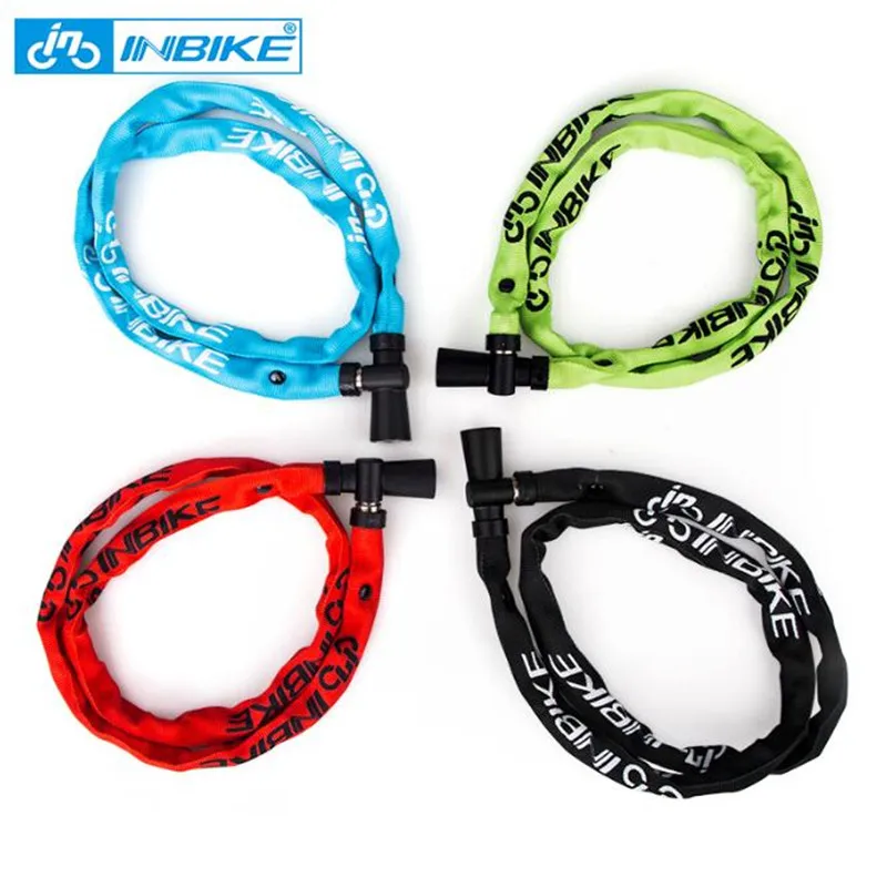 INBIKE замок для велосипеда стальной 100 см CL203|lock steel|bicycle chain lockbike lock |