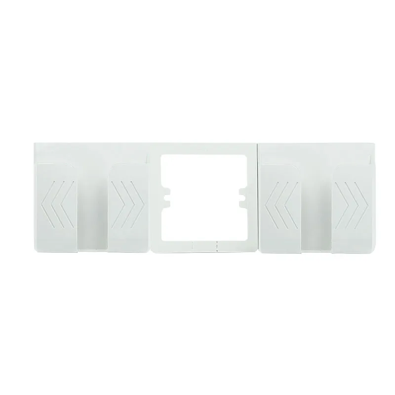 2 placement racks Usb розетка кронштейн для зарядки мобильного телефона, полка для размещения мобильного телефона, модель 86 квадратная розетка, настенный выключатель гнездо фиксированный кронштейн - Цвет: 2 placement racks