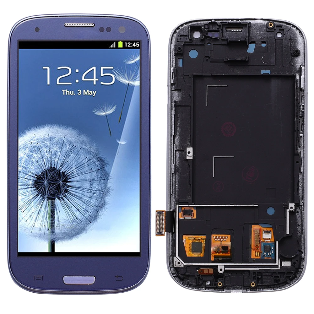 I9300 ЖК-экран для SAMSUNG Galaxy S3 i9300i с заменой рамы для SAMSUNG Galaxy S3 lcd i9301 i9308i i9301i