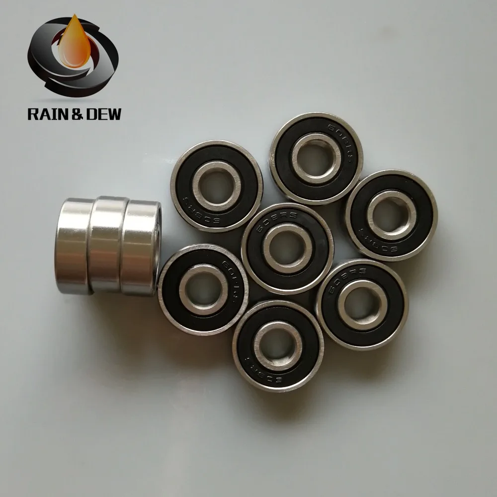 608 2RS черное уплотнение скейтборд подшипники 8X22X7mm ABEC 7 подшипники|Валы| |